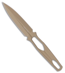 Real Steel Astral Dagger Fixed Blade Knife Coyote Tan Steel (3.3" Tan Cerakote)
