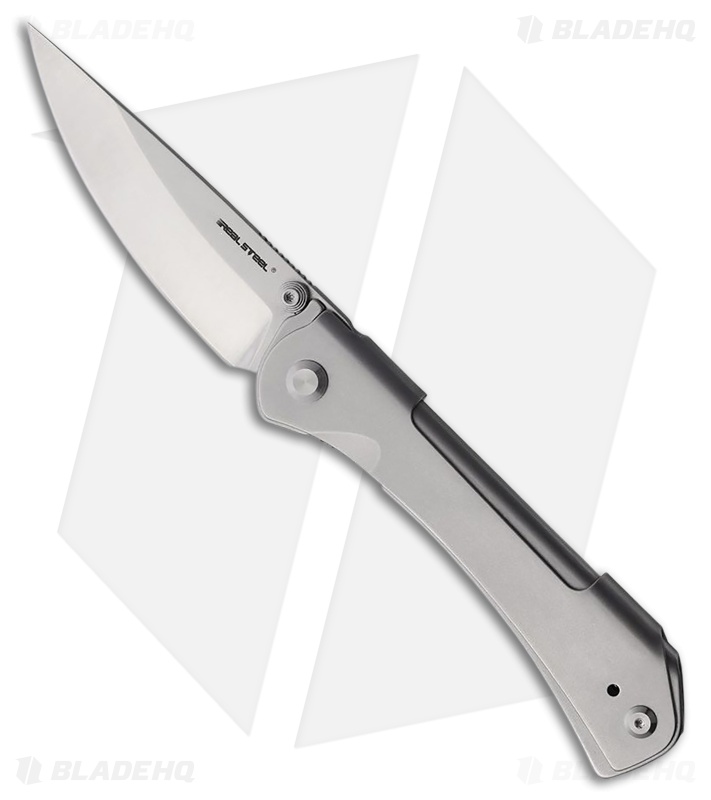 Real Steel Sylph Liner Lock Knife Stainless Steel Satin