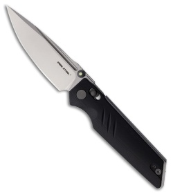 Real Steel Sacra Crossbar Lock Knife Black G-10 (3.3" Stonewash)