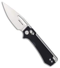 Real Steel Vis Crossbar Lock Knife Black G-10 (2.7" Satin)