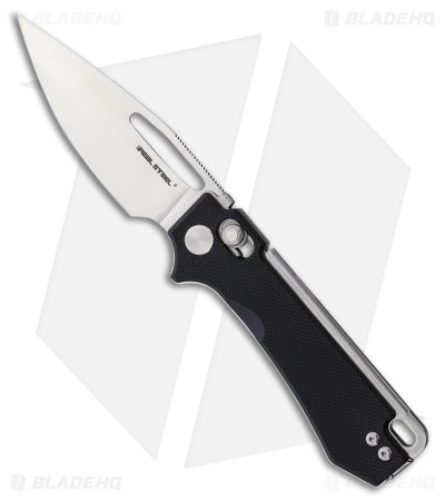 Real Steel Vis Crossbar Lock Knife Black G-10 (2.7" Satin)