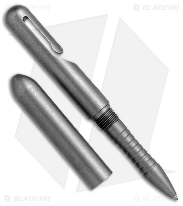 Reate Knives Rainer Wenning R&D Earthquake Titanium Pen - Stonewash 