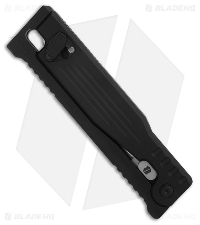 Reate EXO-M D/E Dagger Gravity Knife Black Aluminum (3.2" Satin Nitro-V) BHQ 