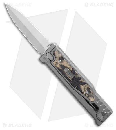 Reate EXO-M Dagger Gravity Knife | Burl Linen Micarta | SW