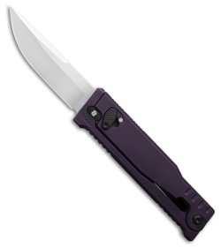 Reate EXO-M Drop Point Gravity Knife Distressed Purple (3.2" Satin Nitro-V)