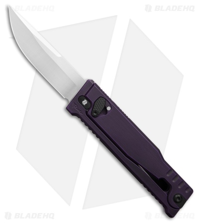 Reate EXO-M Drop Point Gravity Knife Distressed Purple (3.2" Satin Nitro-V)