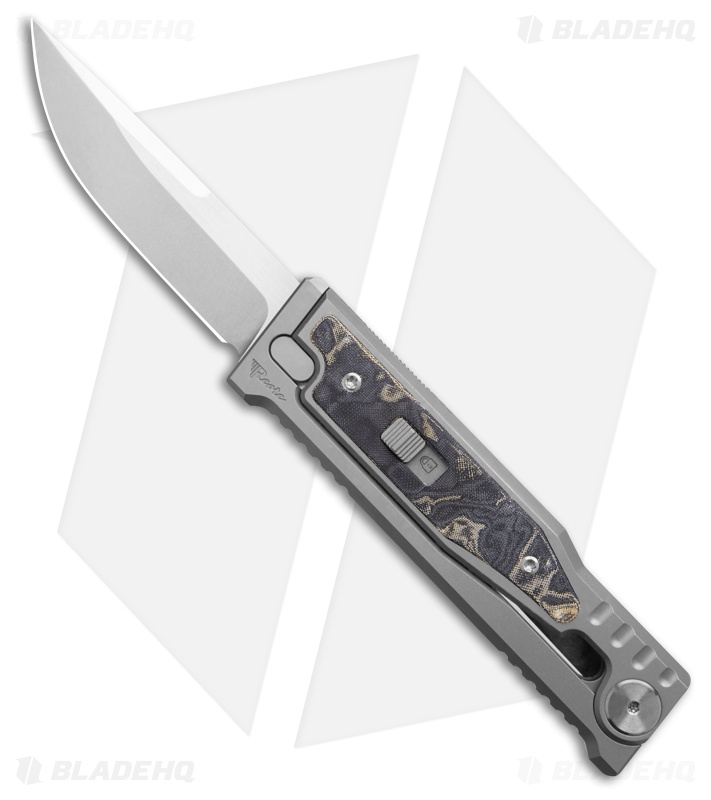 Reate EXO-M Drop Point Knife | Burl Linen Micarta | SW