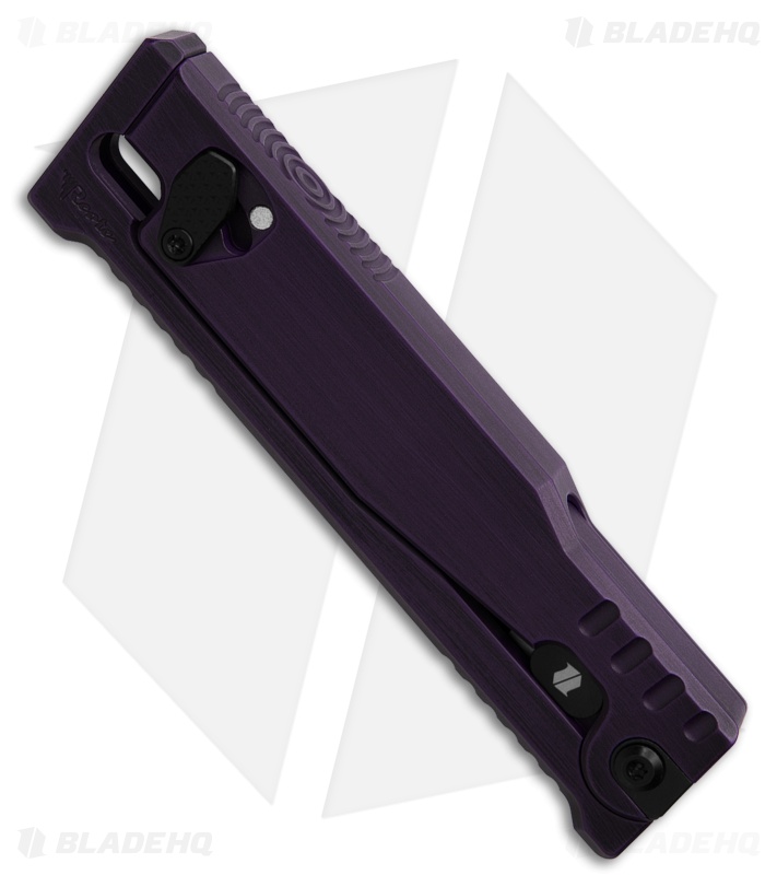 Reate EXO-M Drop Point Gravity Knife Distressed Purple (3.2" Two-Tone Nitro-V)