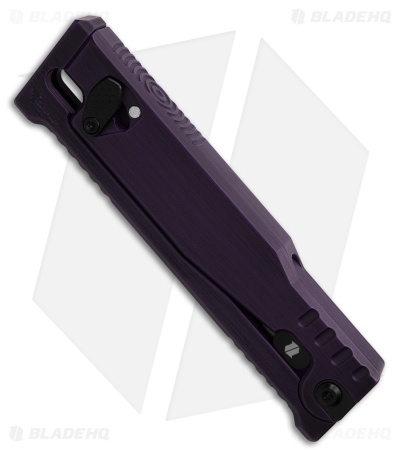 Reate EXO-M Drop Point Gravity Knife Distressed Purple (3.2" Two-Tone Nitro-V)