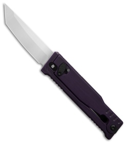 Reate EXO-M Tanto Gravity Knife Distressed Purple (3.2" Satin Nitro-V)