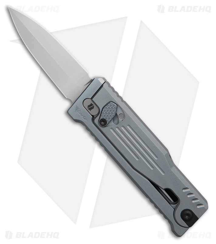 Reate EXO Mini Dagger Gravity Knife Gray Aluminum (2.6" Satin Nitro-V)