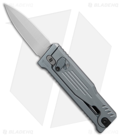 Reate EXO Mini Dagger Gravity Knife Gray Aluminum (2.6" Satin Nitro-V)