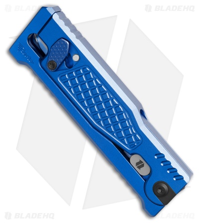 Reate EXO-Mini Drop Point Gravity Knife Blue Aluminum (2.625" Satin)
