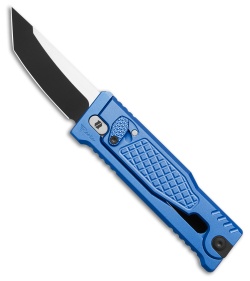 Reate EXO-Mini Tanto Gravity Knife Blue Aluminum (2.625&quot; Two-Tone) | 229900