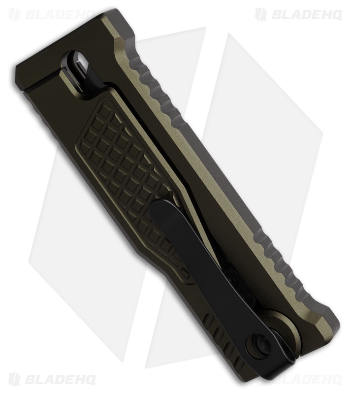Reate EXO-U Gravity Knife Bronze Diamond Frag Aluminum