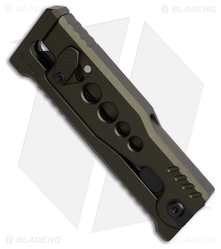 Reate EXO-U Gravity Knife Bronze Speedhole Aluminum