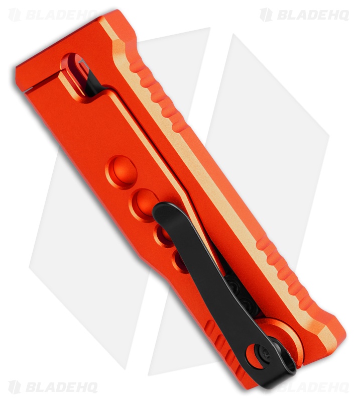 Reate EXO-U Gravity Knife Orange Speedhole Aluminum