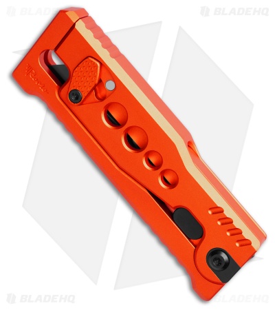Reate EXO-U Gravity Knife Orange Speedhole Aluminum (2.3" Utility)