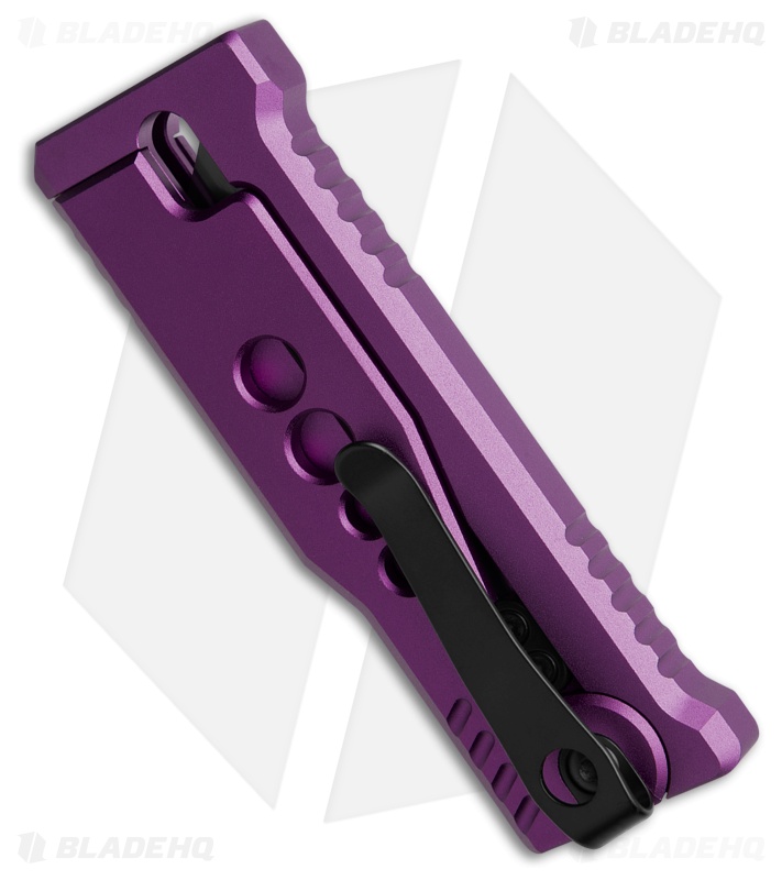 Reate EXO-U Gravity Knife Purple Speedhole Aluminum