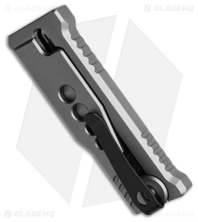 Reate EXO-U Gravity Knife Silver Speedhole Aluminum