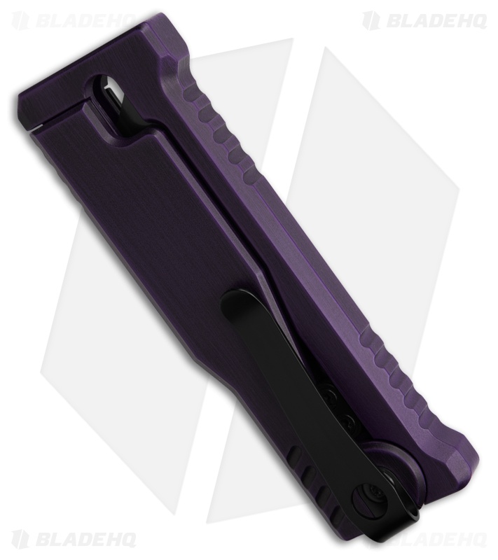 Reate EXO-U Utility Blade Gravity Knife Distressed Purple (2.3" Utility)