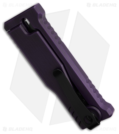 Reate EXO-U Utility Blade Gravity Knife Distressed Purple (2.3" Utility)