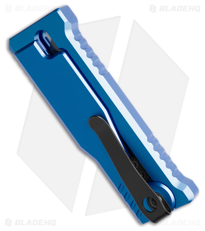 Reate EXO-U Zero Forks Gravity Utility Knife Blue Aluminum