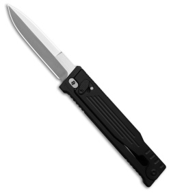 Reate EXO-OG Dagger OTF Gravity Knife Black Line Al (3.75" Satin Nitro-V)