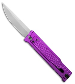 Reate EXO-OG Drop Point OTF Gravity Knife Purple Frag Al (3.75" Satin Elmax)