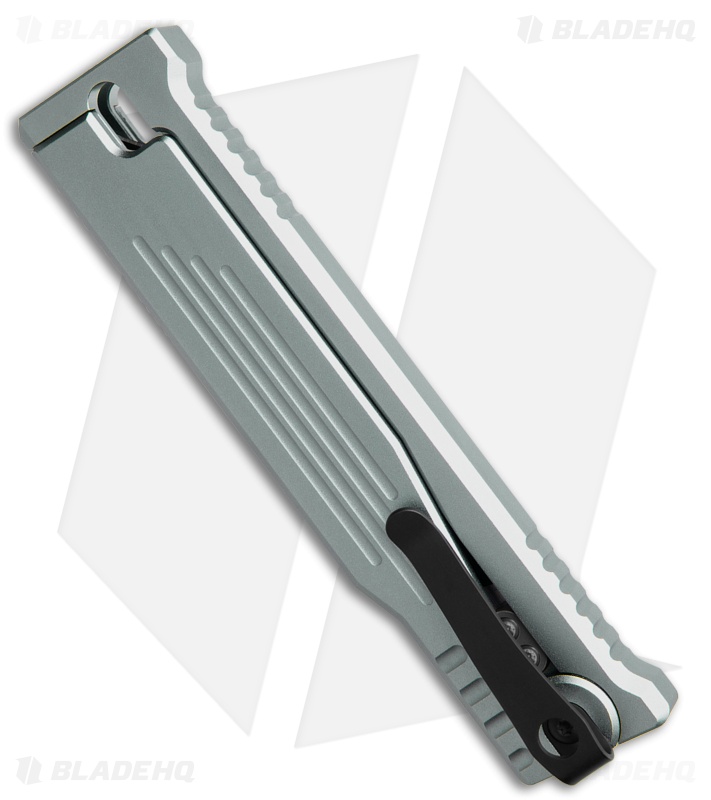 Reate EXO-OG Tanto OTF Gravity Knife Line Patten Gray Aluminum  *DISC*