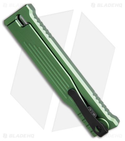 Reate EXO-OG Drop Point OTF Gravity Knife OD Green Al (3.75" Two-Tone Nitro-V)