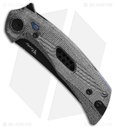 Reate PL-7 Pivot Lock Knife Black Micarta (3.5" Black PVD Nitro-V)