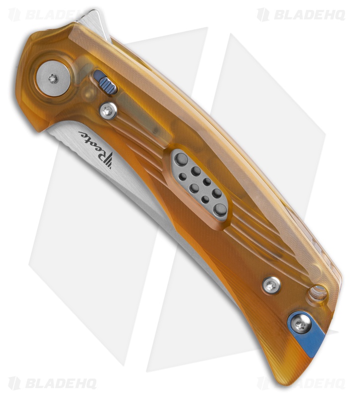 Reate PL-7 Pivot Lock Knife Ultem (3.5" Belt Satin Nitro-V)