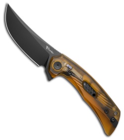 Reate PL-7 Pivot Lock Knife Ultem (3.5" Black PVD Nitro-V)