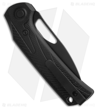 Reate PL-XE Pivot Lock Knife Black Micarta (3.4" Black PVD Nitro-V)