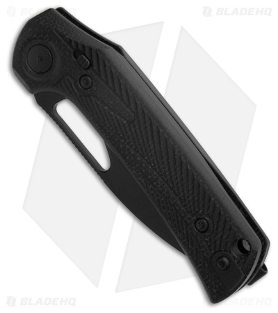 Reate PL-XE Pivot Lock Knife Black Micarta (3.4" Black PVD Nitro-V)