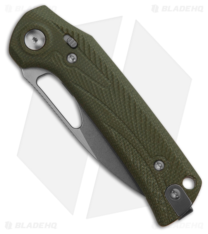 Reate PL-XE Green Micarta Drop Point SW Nitro-V