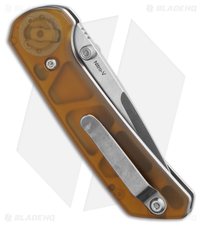 Reate PL-XT Pivot Lock Knife Ultem (3" Stonewash Nitro-V)