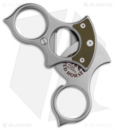 Red Horse Knife Works Condor Cutter Cigar Cutter Green G10 