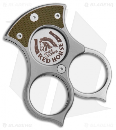 Red Horse Knife Works Condor Cutter Cigar Cutter Green G10 