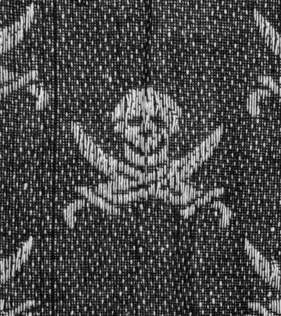 Red Rock Outdoor Gear Jolly Roger Tactical Shemagh Head Wrap (Black/White)