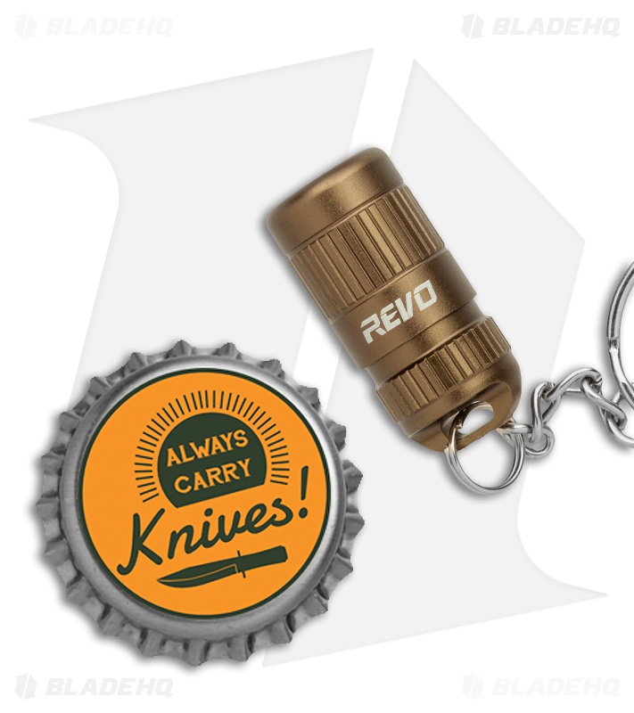 REVO Ready Light Micro LED Flashlight Bronze (100 Lumens)