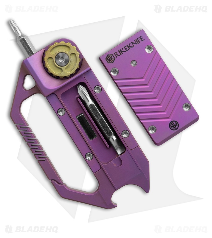 Rike Knife Hasp Multifunctional Tool - Purple