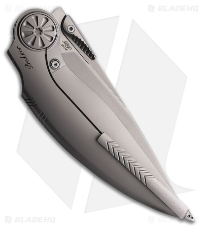 Rike Knife Predator-P Knife | Titanium | Satin M390