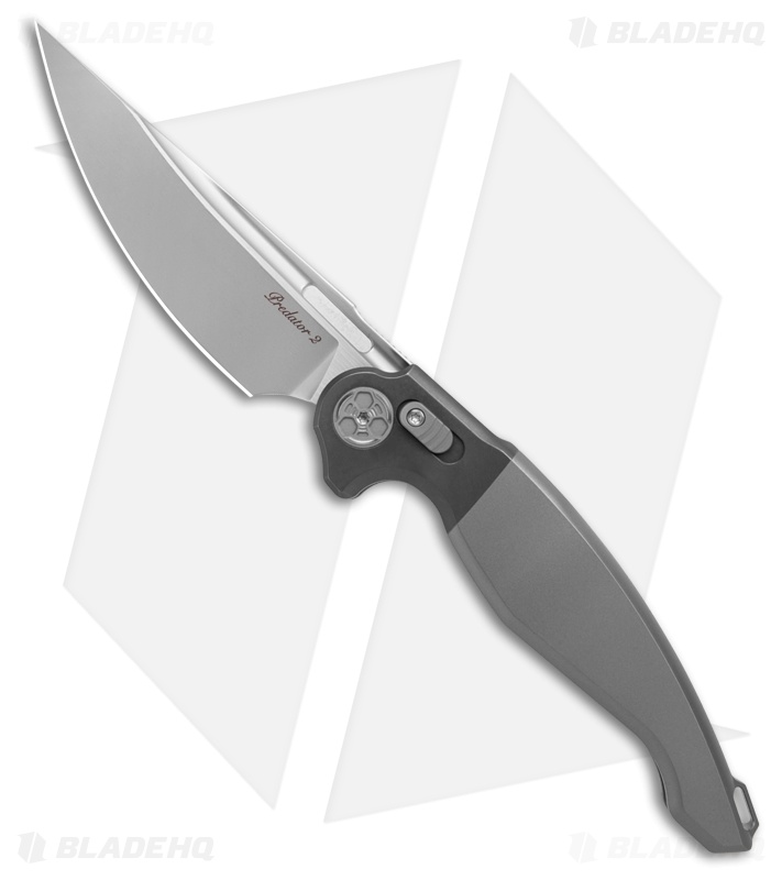 Rike Knife Predator 2 Gray Titanium (3.90" Stonewash)