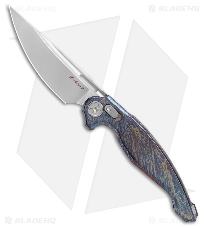 Rike Knife Predator2 Flame Titanium (3.90