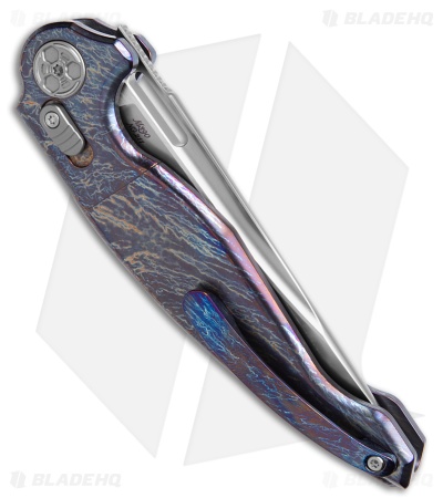 Rike Knife Predator2 Flame Titanium (3.90" Stonewash)