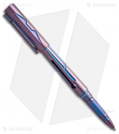 Rike Knife Titanium Tactical Pen - Purple/Blue