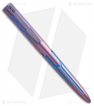 Rike Knife Titanium Tactical Pen - Purple/Blue