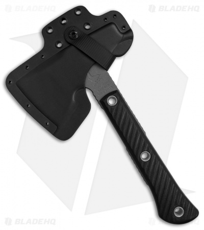 RMJ Tactical Mini Jenny Hammer Poll 9.5" Tomahawk Axe Black G-10 (Cerakote) 